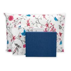 Jogo de Cama 180 Fios Acabamento em Bainha Lençol Solteirão c/ Elástic