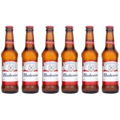 Cerveja Budweiser Lager 6 Unidades - 330ml