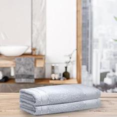 Kit 2 Toalhas de Banho Gigante 0.75 x 1.45 mts 100% Algodão - Casa Lin