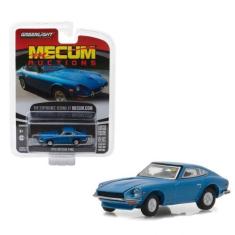 Miniatura Datsun 240 Z Mecun Actions 1970 1/64 Greenlight, Azul