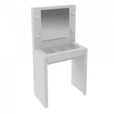 Penteadeira Com Espelho E Iluminação Tecno Mobili Branco