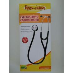 Estetoscópio Cardiológico Profissional Premium Preto