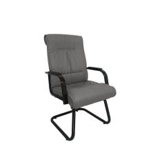 Cadeira Interlocutor Para Escritório Linha Itália Cinza