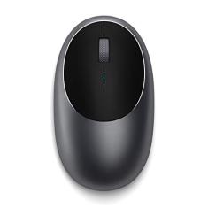 Satechi Mouse M1 de Alumínio Sem Fio Bluetooth com Porta Tipo-C Recarregável - Para M2/M1 MacBook Pro/Air, M2/M1 iPad Pro/Air, M2 Mac Mini, iMac M1 e mais (Cinza Espacial)