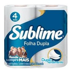 Papel Higienico Folha Dupla Sublime 04 Rolos