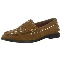 Musse & Cloud Sapato feminino Allen Loafer liso, Taco, 41 Medium EU (10-10.5 US)