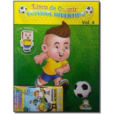 Livro de Colorir - Futebol Divertido - Vol. 04
