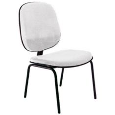 Cadeira Diretor Fixa para Escritório Linha Uno Branco