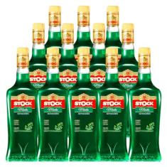 Licor Creme de Menta Stock 720ml 12 Unidades