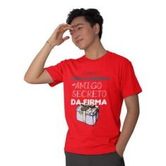 Camiseta Masculina Amigo Secreto da Firma Presente Cores - Hipsters, G