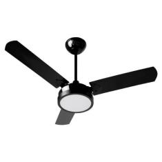 Ventilador De Teto Tron Citrino Led 3 Pás Preto 127V Tron, 110V