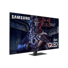 Smart TV Samsung 65&quot; QLED 4K 65Q80A Modo Game Processador IA Som em Movimento Visual Livre de Cabos
