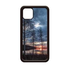 Capa Lake Trees Science Nature Scenery para iPhone 11 Pro Max para Apple Mobile Case Shell