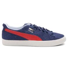 Puma Clyde Soho London Edition Tênis masculino casual com cadarço - azul, Azul, 39