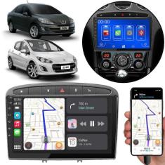 Multimidia MP5 9" Peugeot 308 408 2012-2019 CarPlay/Android-Auto + Câm