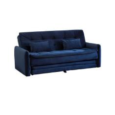 Sofá Cama Reclinável 2 Lugares Madalena Azul Matrix