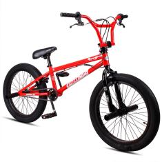 Bicicleta BMX Aro 20 Pro-X Serie 10 Rotor Pedaleiras Freio U-Brake Pneu Balão