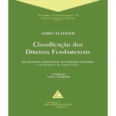 Livro Classificacao Dos Direitos Fundamentais - 03 Ed