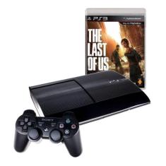 Sony Playstation 3 Super Slim 500gb The Last Of Us Cor  Charcoal Black PlayStation 3