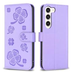 Capa carteira para Samsung Galaxy S24 Plus, com 3 cartões e 1 compartimento para dinheiro, capa de telefone flip de couro PU à prova de choque compatível com Samsung Galaxy S24+ de 6,7 polegadas