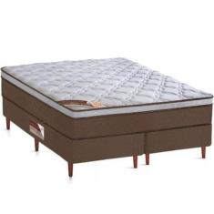 Cama Box Queen Castor Revolution Pocket 158x198x54 + Box Castor, Marro