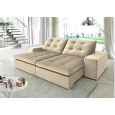 Sofá Retrátil e Reclinável 2 Lugares Mahal Espresso Móveis