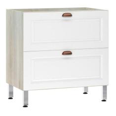 Balcão de Cozinha sem Tampo 80cm 1 Porta Basculante e 1 Gavetão Agatha Luciane Móveis