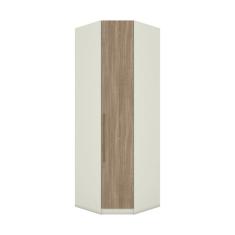 Guarda Roupa Canto Oblíquo Modulado 1 Porta Predileto Henn Areia HP/Jequitibá