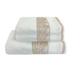 Jogo 3 Toalhas de Luxo (1 Banho 2 Rosto) Felpuda Grossa Atacado - Dugu