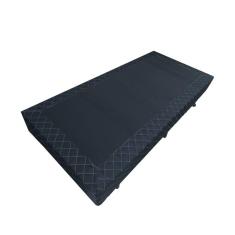 Cama Box Solteirão NK Camas Poliéster Preto 40x96x203