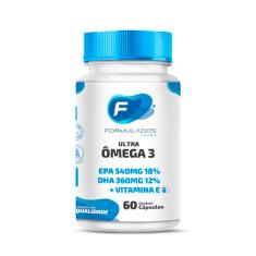 Ultra Omega 3, DHA 540mg, 460mg EPA - Certificado MEG-3, 60 Cápsulas Formulados Farma