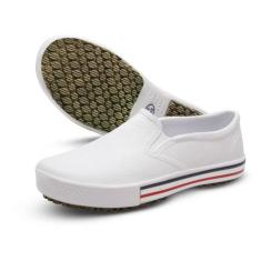Tênis Works Profissional Antiderrapante Chef De Cozinha Branco - Soft 