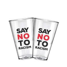 2 Copos Big Drink Personalizados Say no Racismo