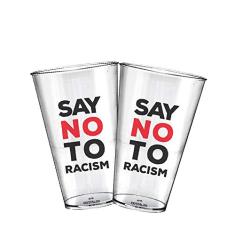 2 Copos Big Drink Personalizados Say no Racismo