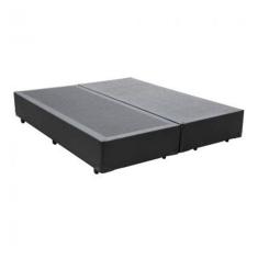 Base Box King Bipartido Sintético Cinza - 30x198x203