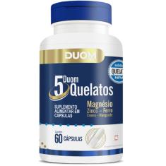 Duom 5 Quelatos Magnésio, Zinco, Ferro, Cromo E Manganês 60