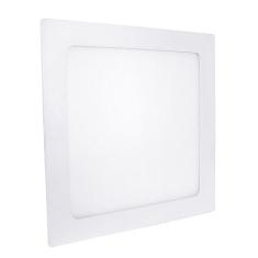Painel LED de Embutir 12W Luz Amarela Quadrado Bivolt Save Energy