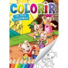 Livro Infantil Colorir Clássicos Solapa Pequeno 08 Livros Pacote com 0