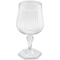 Taça Para Água Vinho Suco 350ml Plástico UZ Axé Transparente Bebidas -