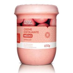 D'agua Natural Creme Esfoliante Apricot Media Abrasão 650g, 650g