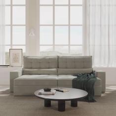 Sofá Retrátil e Reclinável 4 Lugares 270cm Embaúba Extra Cabecasa Madeiramadeira