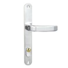 Fechadura Externa Espelho Aço 21mm Mgm Serralheiro Cromado