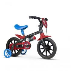 Bicicleta Infantil Aro 12 Com Rodinhas Menino Mechanic - Nathor