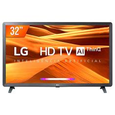 Smart TV LED 32" HD LG 32LM621CBSB.A, 3 HDMI, 2 USB, Bluetooth, Wi-Fi, Active HDR, ThinQ AI