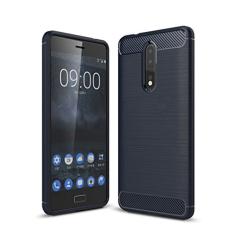 Capa para Nokia 8, toque macio, proteção total, anti-arranhões e impressões digitais + capa de celular resistente a arranhões para Nokia 8