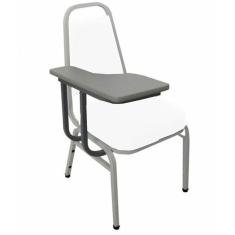 Cadeira Universitária Empilhável Linha Hotel Plus Branco