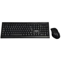 Teclado e Mouse Sem Fio Satellite AK-726G Preto (Portugues)