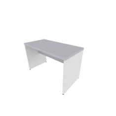 Mesa Reta Natus 40mm 110 Cm 60 Cm Bramov Móveis Branco/cinza Cristal