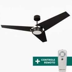 Ventilador de Teto Com Controle Remoto Natuvent Callis Led 3 Pás Madei