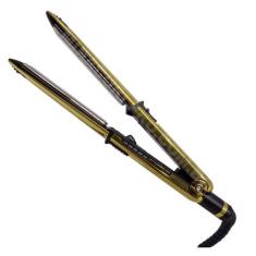 Prancha Super Nano Titanium Babyliss PRO OPTIMA3000 Gold 1 + 1/4', 110
